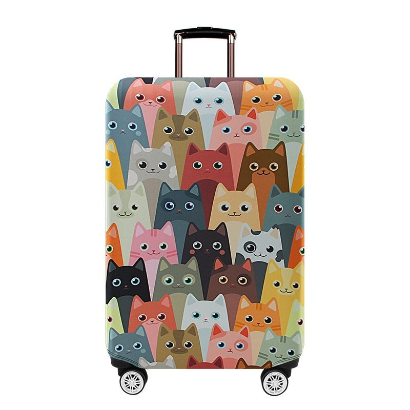 Thickening And Wear-resistant Elastic Trunk Cover Luggage Protective Trolley Travel Leather Dust Cover