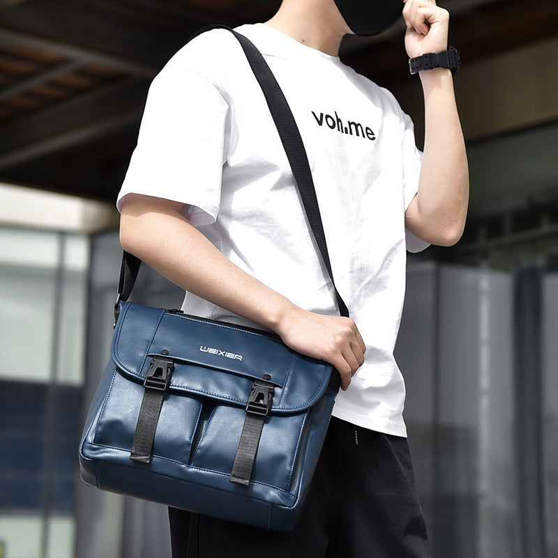 Men's Shouder Bags Fashion Casual Large Capacity Wear-resistant Overalls Functional Messenger Bag