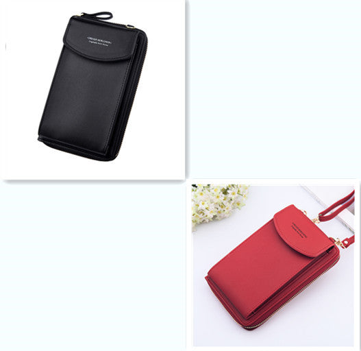 Mobile Phone Bag Zipper Women Diagonal Bag