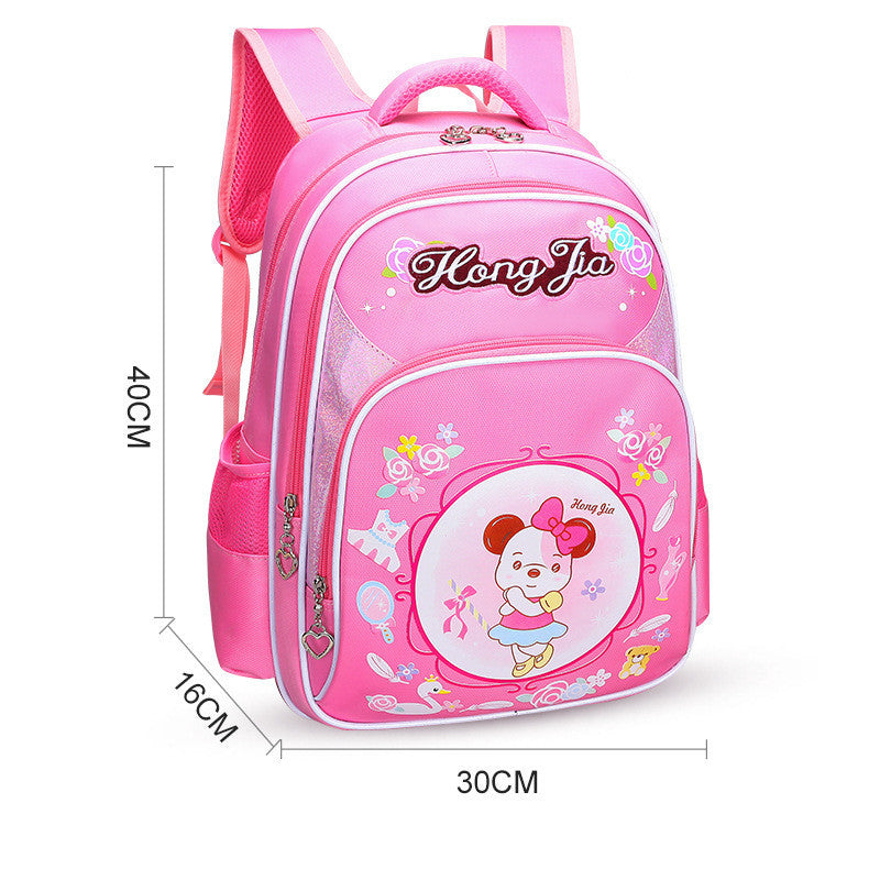 Lowing Negative Ridge Lightening Cartoon School Bag