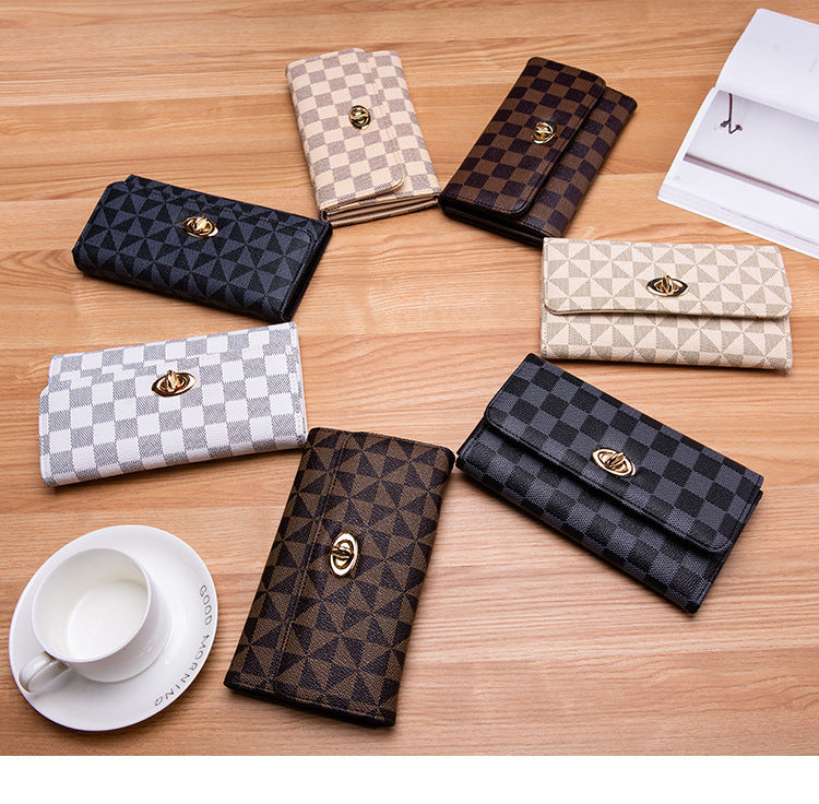 Korean Version Of The New Small Wallet Multi-Splicing Card Holder Embossing