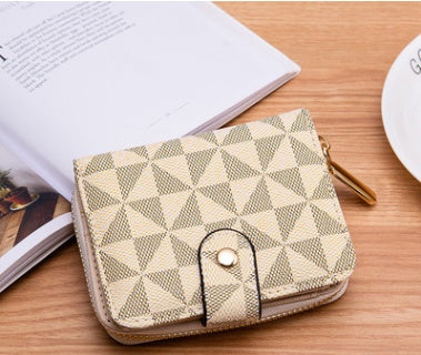 Korean Version Of The New Small Wallet Multi-Splicing Card Holder Embossing