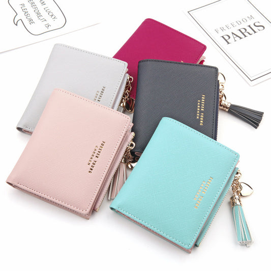 let Women Coins Zipper Purses Portefeuille Female Clutch Bag