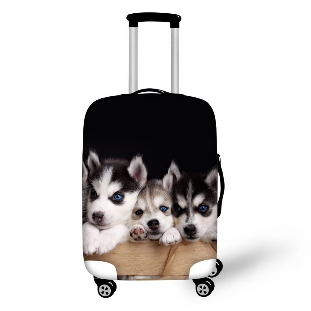 Polyester 3D Animal Suitcase Cover