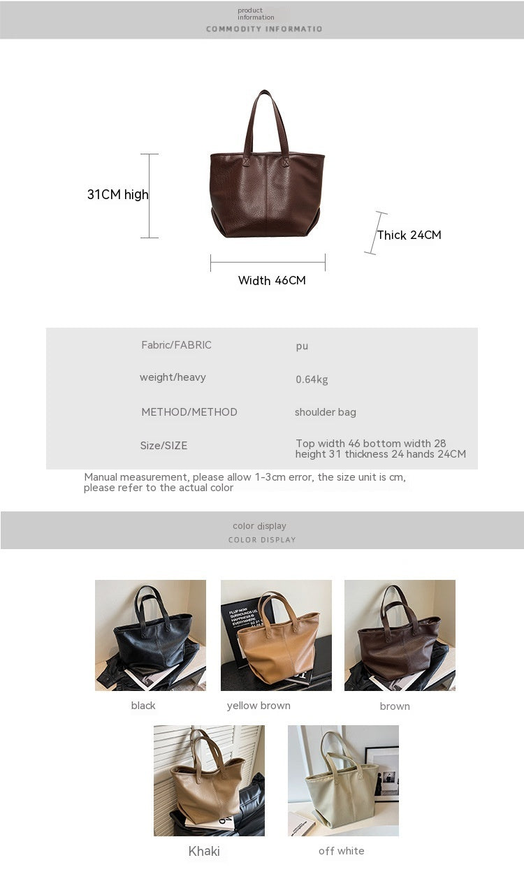 Niche, High-end Commuting Retro Women's Tote Bag