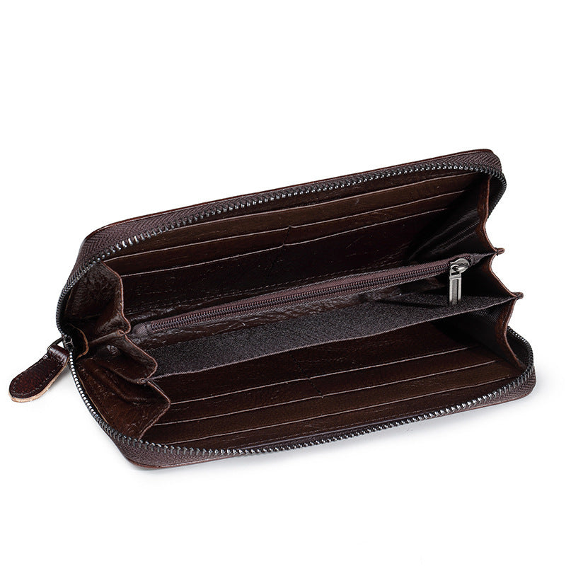 Leather Retro Leather leather leather wallet