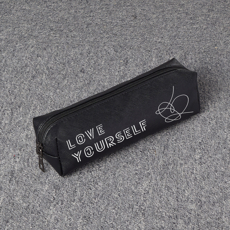 Bulletproof Youth League with the end of the album return to the wallet pencil case stationery bag storage bag pencil case student