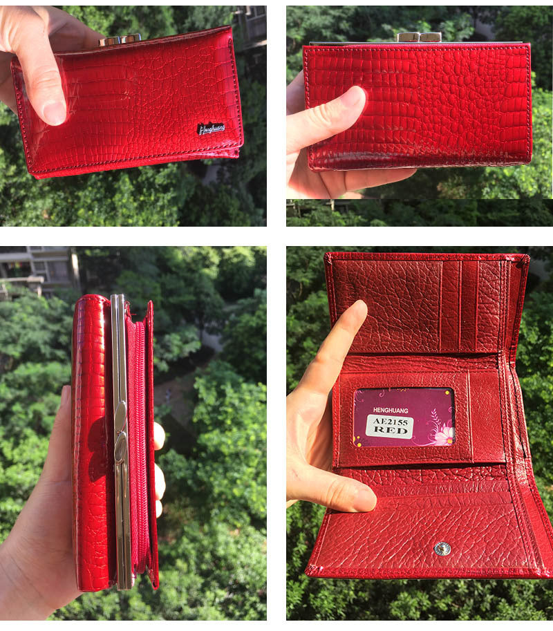 Leather ladies wallet