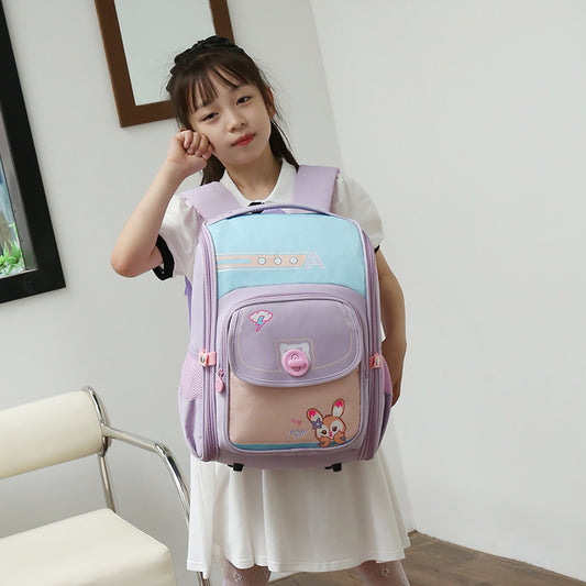 Burden Reduction Spine Protection Girl Backpack