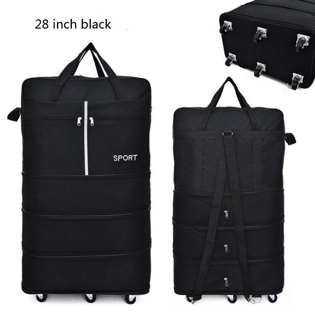 Foldable luggage bag