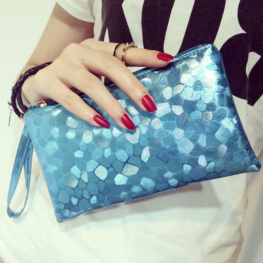 Guangzhou New Fashion Handbags Stone Long Ladies Bag Wallet Mobile Phone Stall Supply Hand Bag