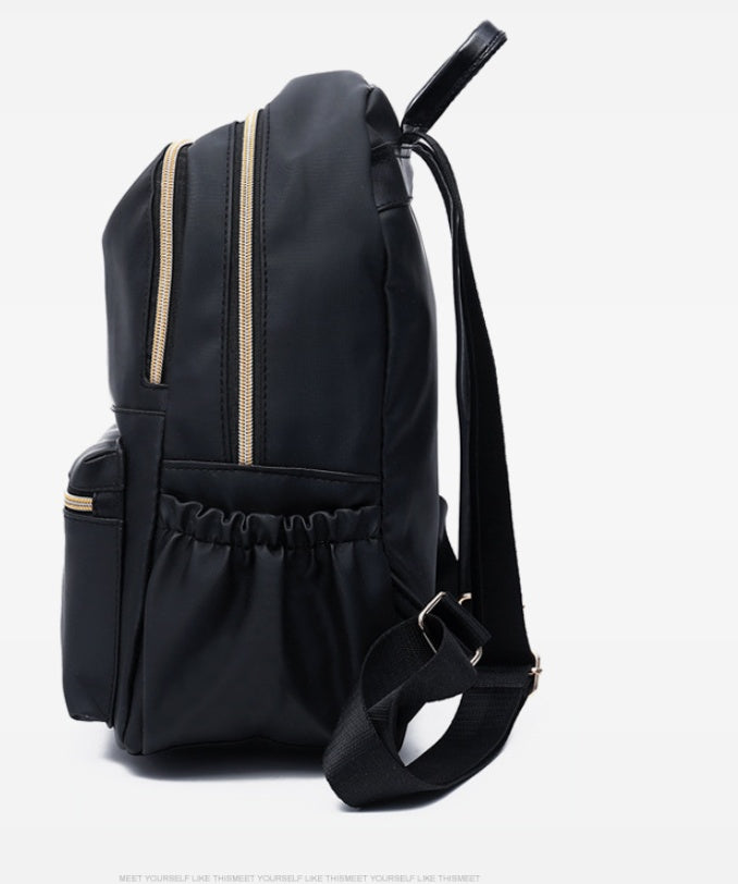 Waterproof Oxford Backpack Women Black School Bags