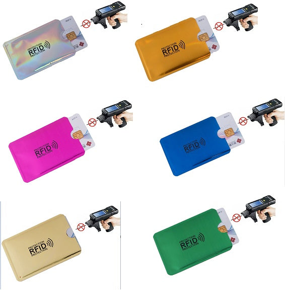 NFC card sets anti-magnetic anti-theft brush bank card sets security shielding signal anti-theft RFID flash payment tin foil card sets