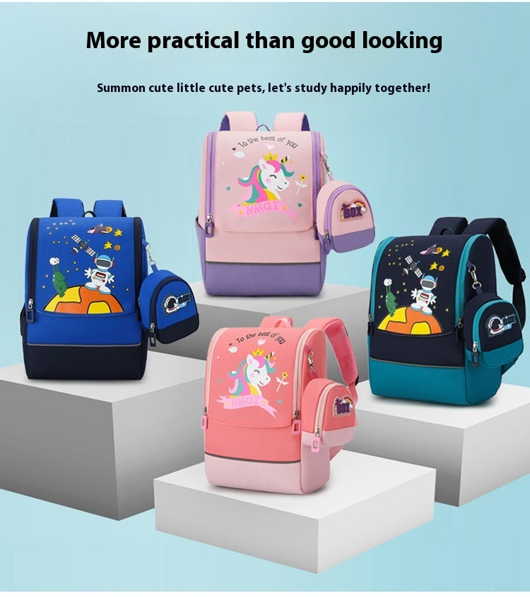 Cartoon Children's Backpack Kindergarten Primary School Students