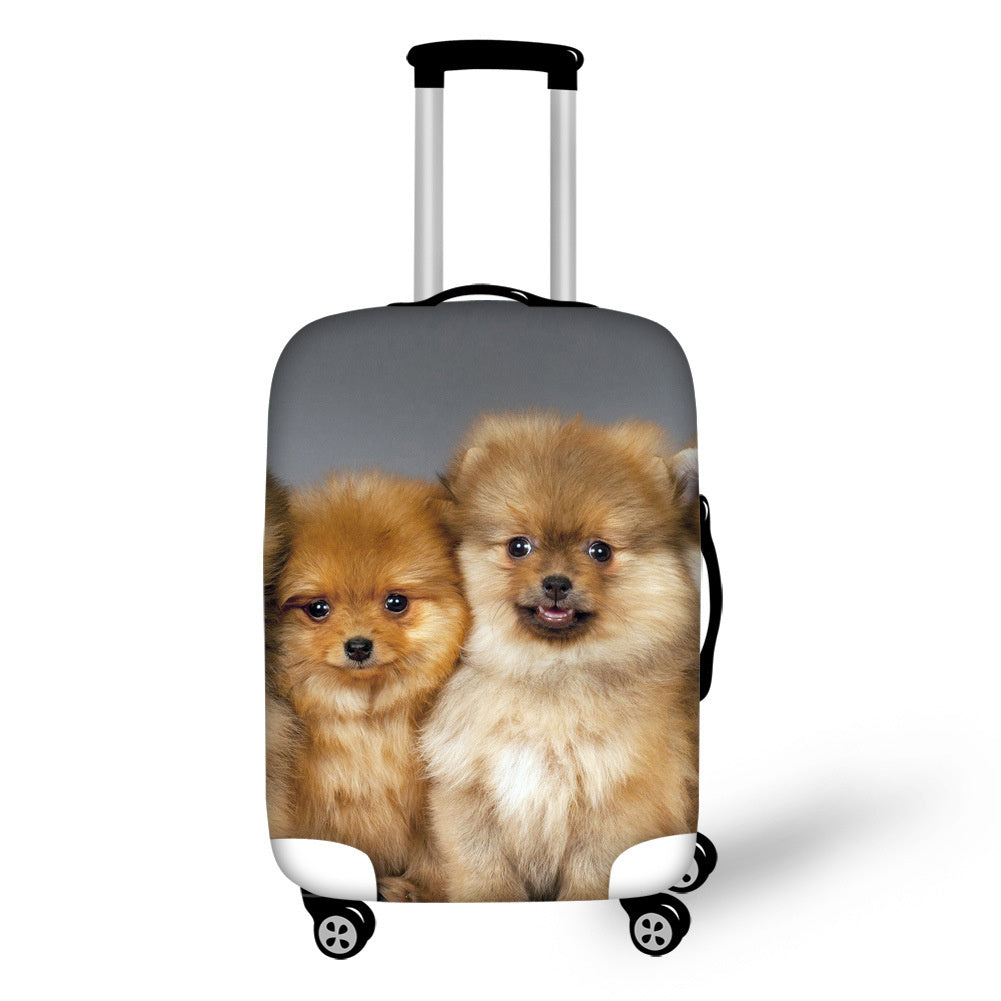 Polyester 3D Animal Suitcase Cover