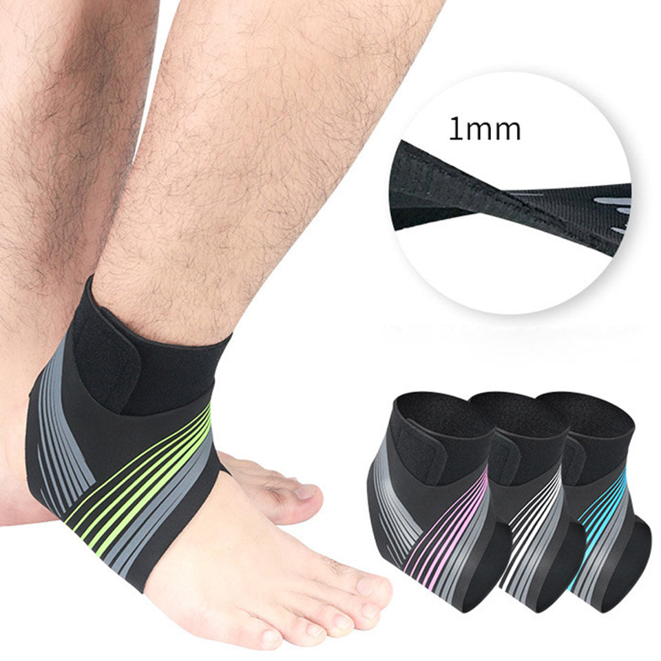 Adjustable sports ankle guard