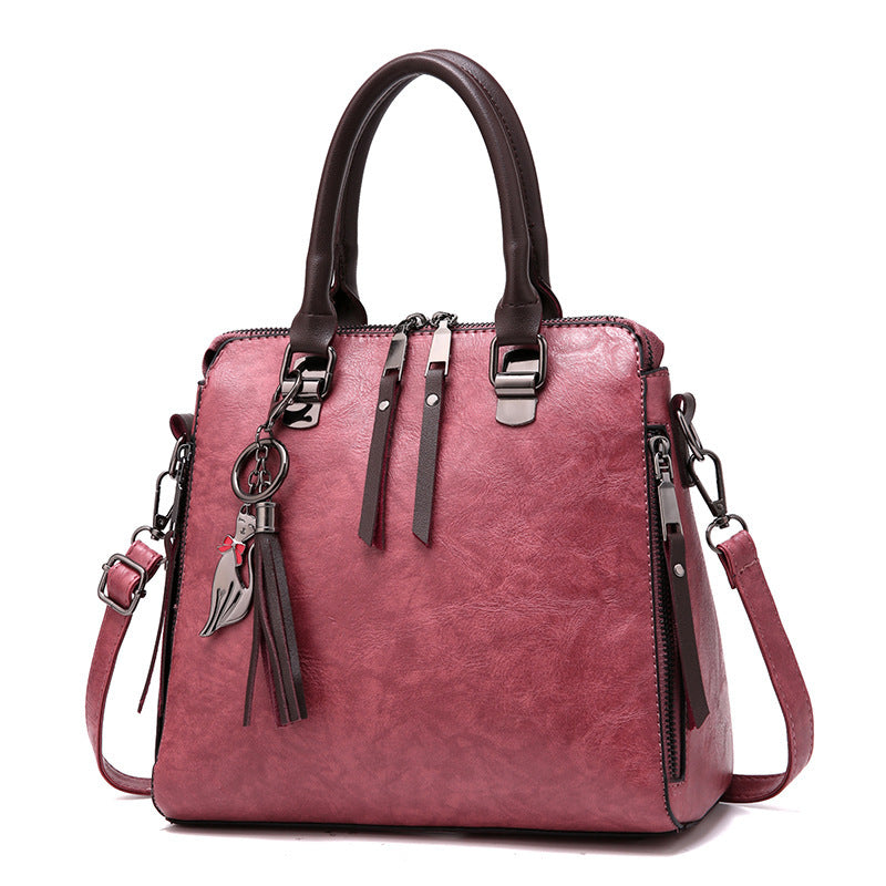 Ladies Bag New Winter tide Korean fashion handbag all-match simple single shoulder bag bag.