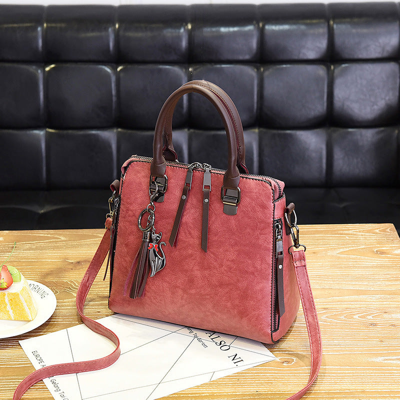 Ladies Bag New Winter tide Korean fashion handbag all-match simple single shoulder bag bag.