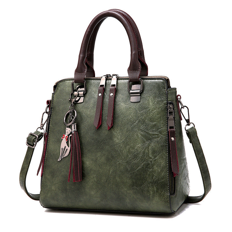 Ladies Bag New Winter tide Korean fashion handbag all-match simple single shoulder bag bag.