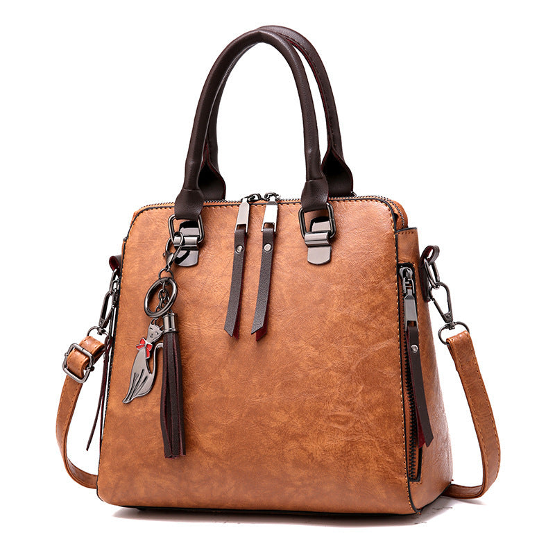 Ladies Bag New Winter tide Korean fashion handbag all-match simple single shoulder bag bag.