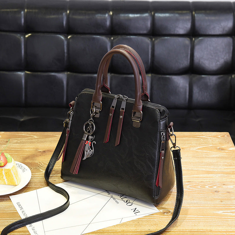 Ladies Bag New Winter tide Korean fashion handbag all-match simple single shoulder bag bag.