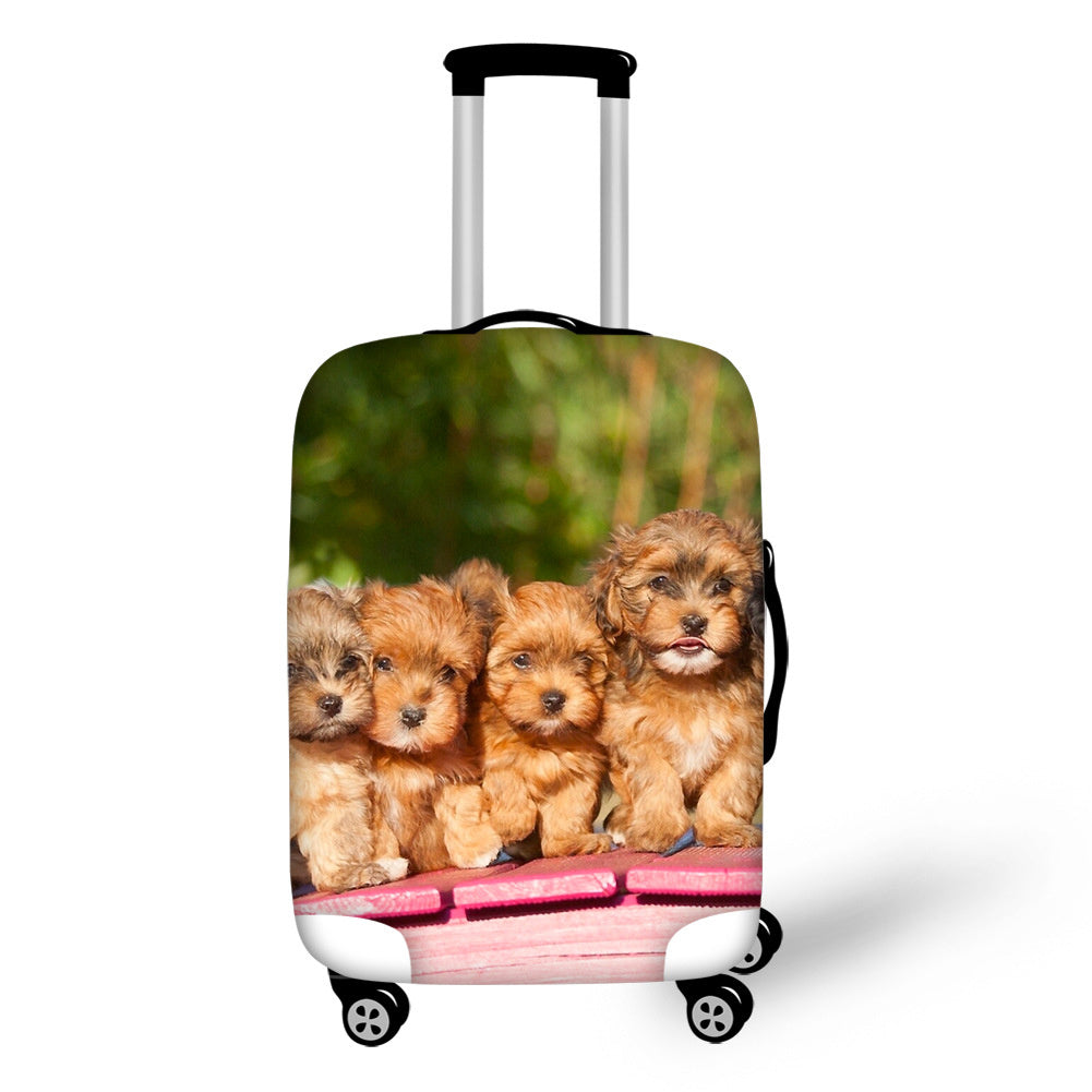 Polyester 3D Animal Suitcase Cover