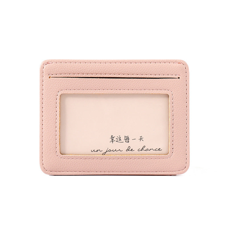 New Driver's License Card Holder Short Pu Bag