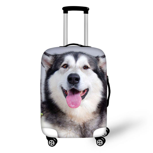 Polyester 3D Animal Suitcase Cover