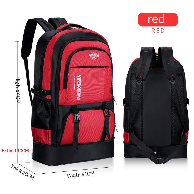 Men's Big Travel Tourist Mountaineering Outdoor Large Capacity Luggage Backpack