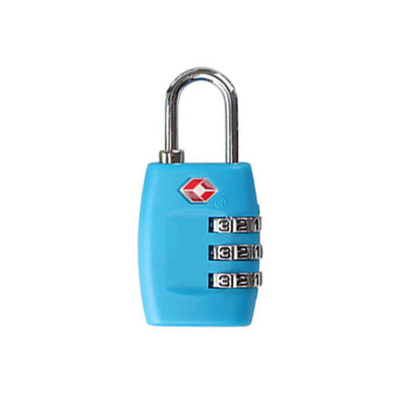 Tourism Luggage Zipper Lock Plastic TSA Code Lock