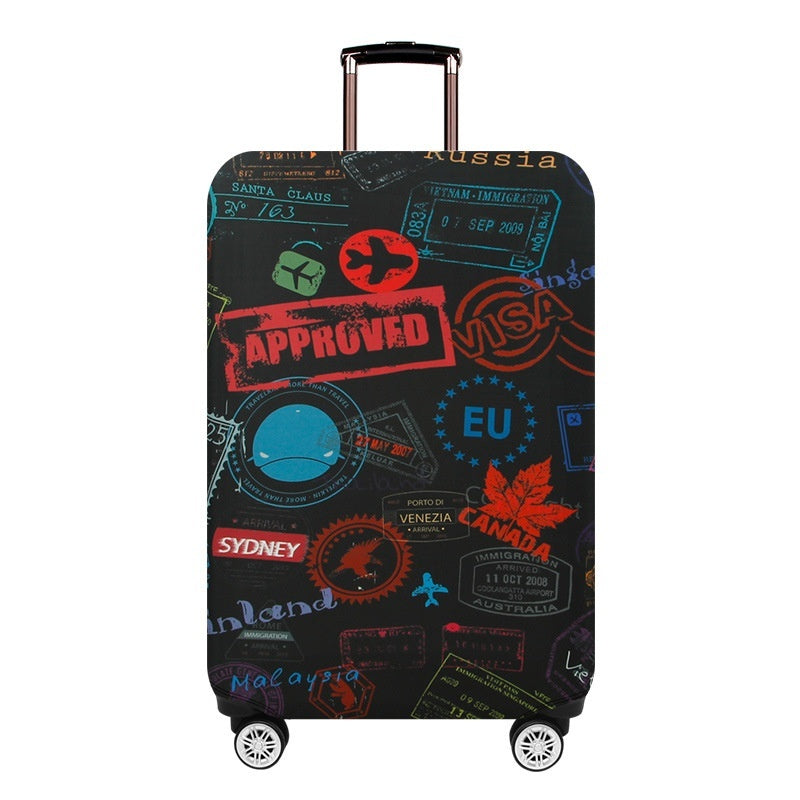 Thickening And Wear-resistant Elastic Trunk Cover Luggage Protective Trolley Travel Leather Dust Cover