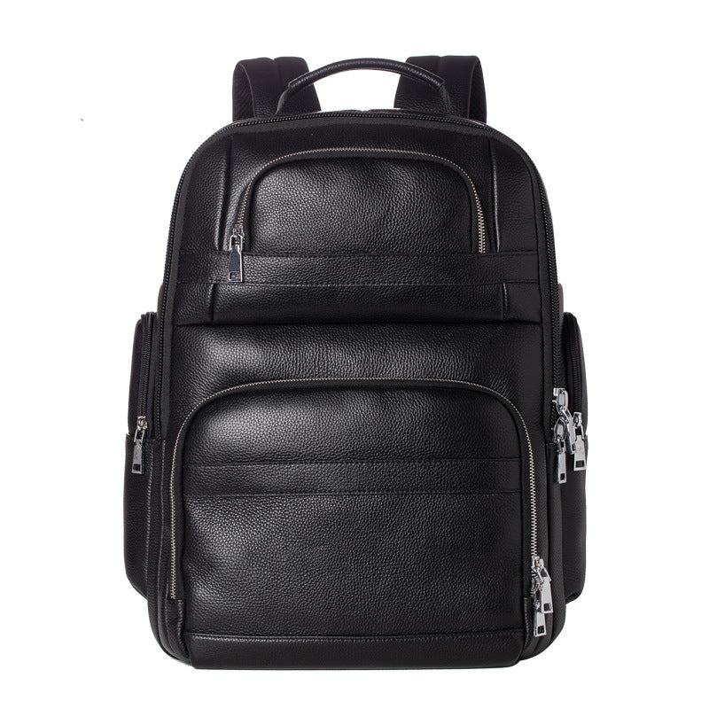 Travel Backpack Genuine Leather Men